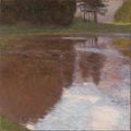 {{ product_title }} Fine Art Print | {{ product_vendor }} Jakero77 Gustav Klimt - Quiet Pond in the Park of Appeal 1899 Signed - 17"x22" Art Print Art Print  Jakero77