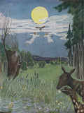 {{ product_title }} Fine Art Print | {{ product_vendor }} Jakero77 Hans Baluschek - Little Peter's Trip to the Moon (1918) Signed - 17"x22" Art Print Art Print  Jakero77