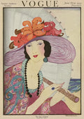 {{ product_title }} Fine Art Print | {{ product_vendor }} Jakero77 Helen Dryden - Vintage Vogue Summer Fashions Cover (1919) - 17" x 22" Art Print Art Print  Jakero77