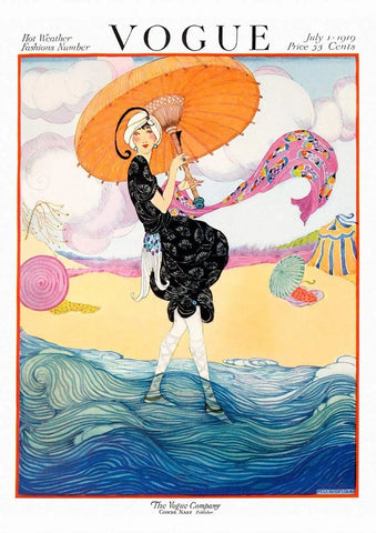 {{ product_title }} Fine Art Print | {{ product_vendor }} Jakero77 Helen Dryden - Vogue Hot Weather Fashions (1919) - 17" x 22" Fine Art Print Art Print  Jakero77