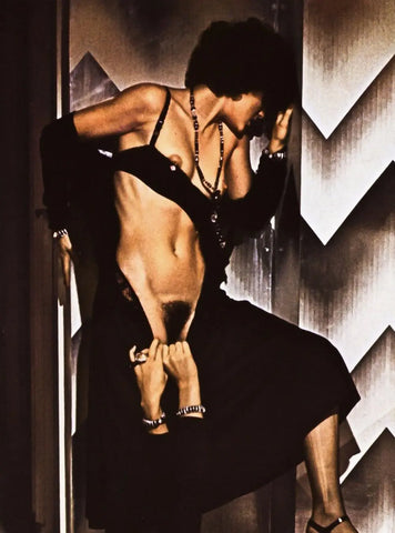 {{ product_title }} Fine Art Print | {{ product_vendor }} Jakero77 Helmut Newton - Nude Lady Powder Room Paris (1975) - 17" x 22" Fine Art Print Art Print  Jakero77