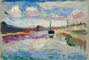 {{ product_title }} Fine Art Print | {{ product_vendor }} Jakero77 Henri Matisse - Canal du Midi (1899) Signed - 17" x 22" Fine Art Print Art Print  Jakero77