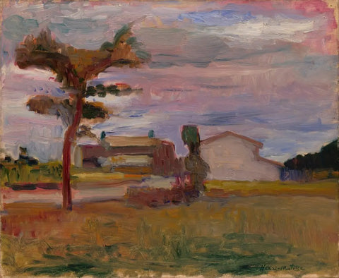 {{ product_title }} Fine Art Print | {{ product_vendor }} Jakero77 Henri Matisse - Corsican Landscape (1898) Signed - 17" x 22" Fine Art Print Art Print  Jakero77