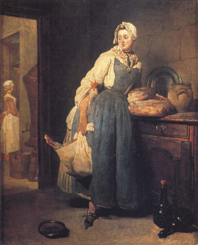 {{ product_title }} Fine Art Print | {{ product_vendor }} Jakero77 Henri Matisse - La Pourvoyeuse (Copy after Chardin) 1893 - 17" x 22" Art Print Art Print  Jakero77