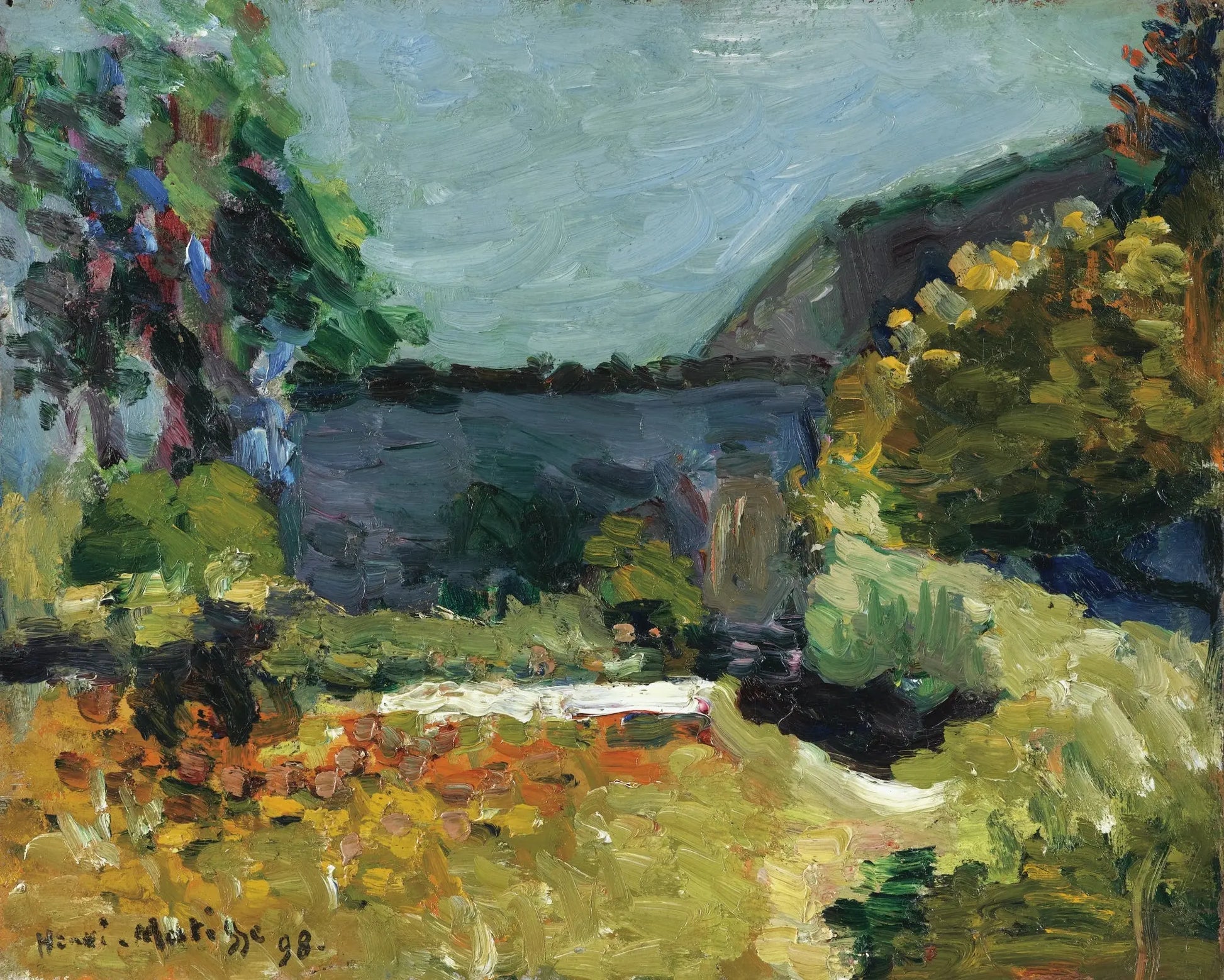 {{ product_title }} Fine Art Print | {{ product_vendor }} Jakero77 Henri Matisse - Landscape Impressionism (1898) Signed - 17" x 22" Fine Art Print Art Print  Jakero77