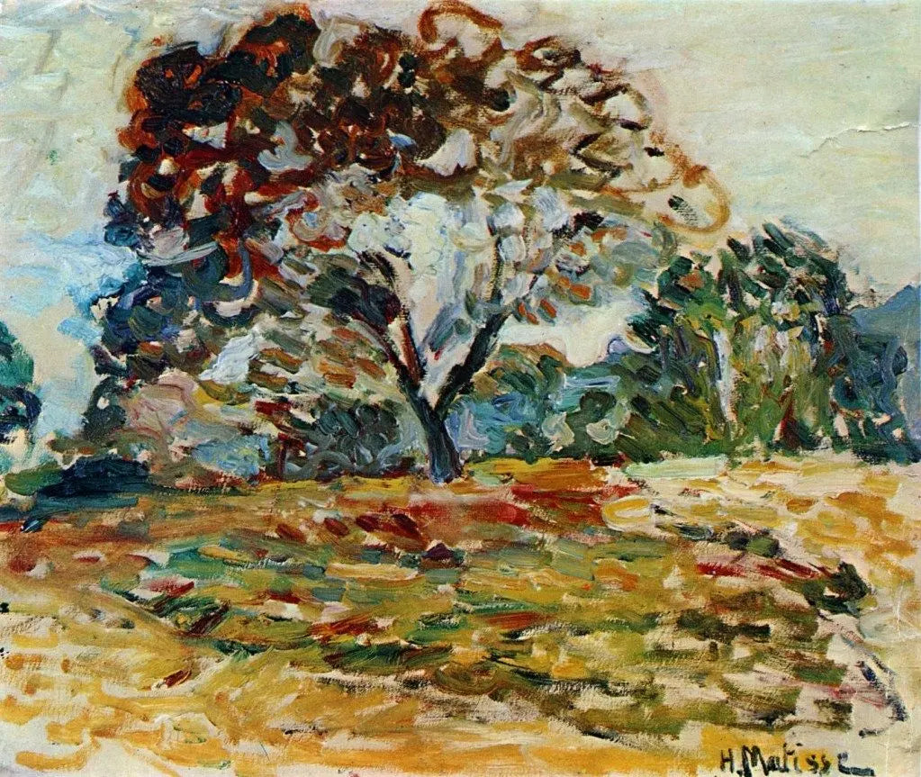 {{ product_title }} Fine Art Print | {{ product_vendor }} Jakero77 Henri Matisse - Landscape of Corsica (1898) Signed - 17" x 22" Fine Art Print Art Print  Jakero77