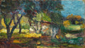{{ product_title }} Fine Art Print | {{ product_vendor }} Jakero77 Henri Matisse - Landscape, Corsica (1898) Signed - 17" x 22" Fine Art Print Art Print  Jakero77
