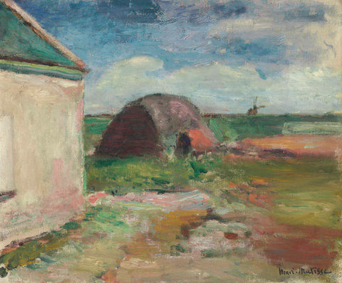 {{ product_title }} Fine Art Print | {{ product_vendor }} Jakero77 Henri Matisse - Paysage De Bretagne (1896) Signed - 17" x 22" Fine Art Print Art Print  Jakero77