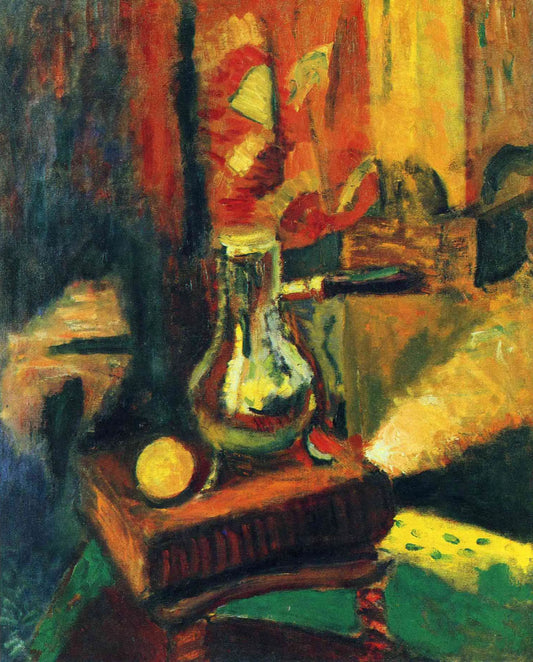 {{ product_title }} Fine Art Print | {{ product_vendor }} Jakero77 Henri Matisse - Still Life with Chocolate Pot (1900) - 17" x 22" Fine Art Print Art Print  Jakero77