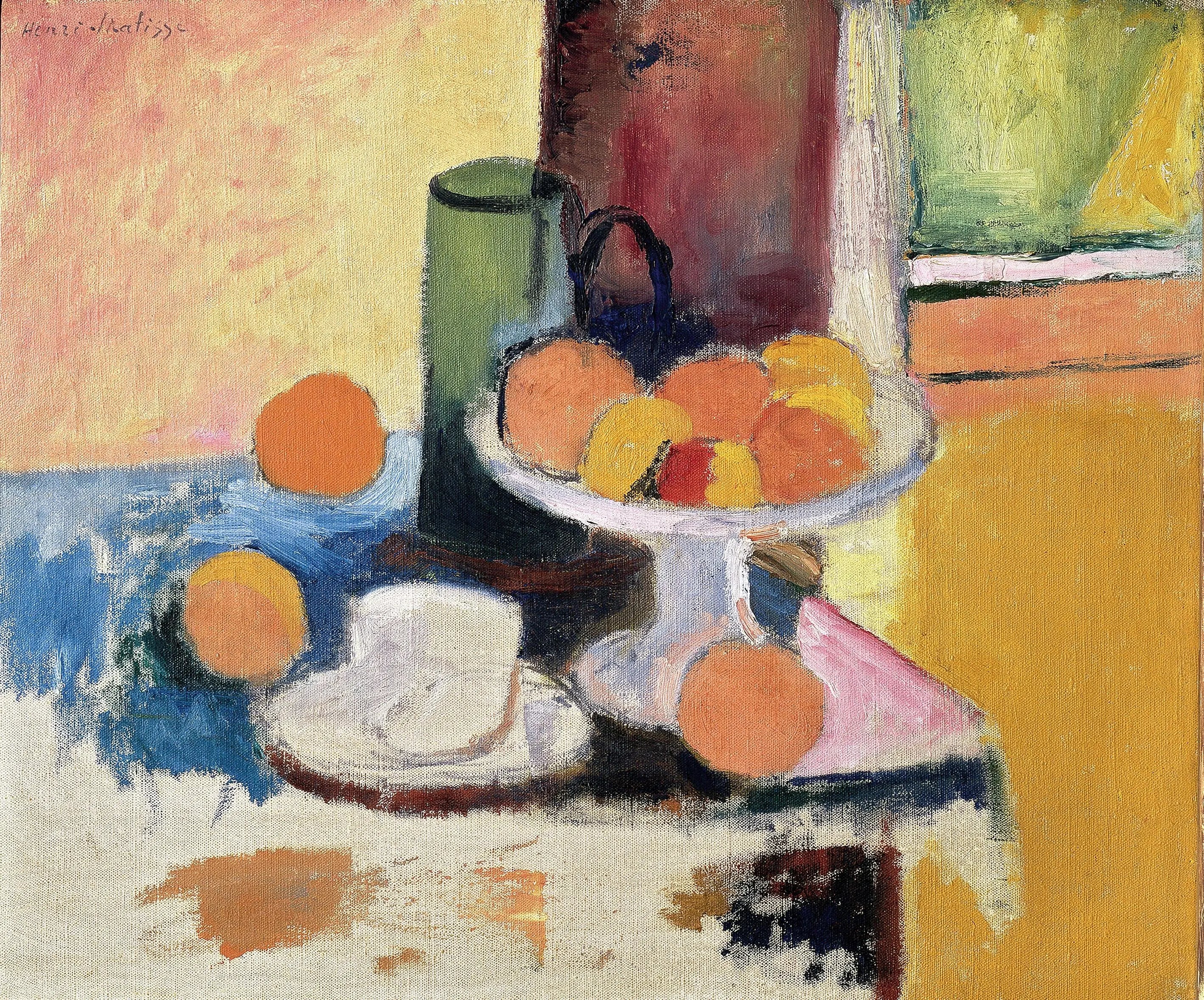 {{ product_title }} Fine Art Print | {{ product_vendor }} Jakero77 Henri Matisse - Still Life with Oranges II (1899) Signed - 17" x 22" Art Print Art Print  Jakero77
