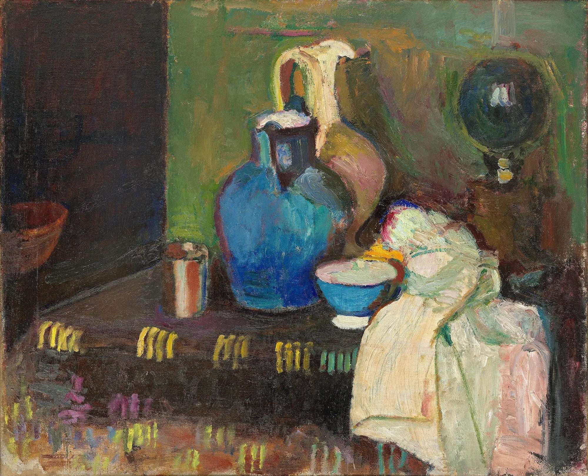 {{ product_title }} Fine Art Print | {{ product_vendor }} Jakero77 Henri Matisse - The Blue Jug (1899) Still Life - 17" x 22" Fine Art Print Art Print  Jakero77
