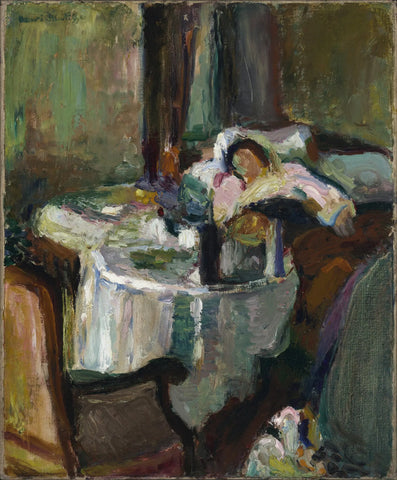 {{ product_title }} Fine Art Print | {{ product_vendor }} Jakero77 Henri Matisse - The Invalid (1899) Portrait Impressionism - 17" x 22" Art Print Art Print  Jakero77