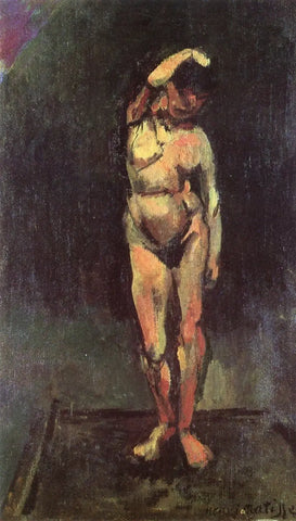 {{ product_title }} Fine Art Print | {{ product_vendor }} Jakero77 Henri Matisse - The Model Nude (1900) Signed Impressionist - 17" x 22" Art Print Art Print  Jakero77