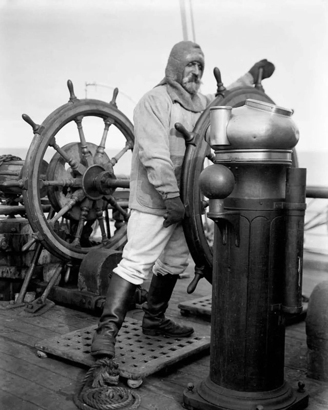 {{ product_title }} Fine Art Print | {{ product_vendor }} Jakero77 Herbert Ponting - Able Seaman Mortimer McCarthy Terra Nova (1910) - 17"x22" Print Art Print  Jakero77