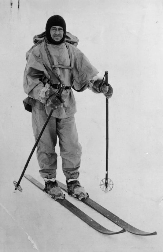 {{ product_title }} Fine Art Print | {{ product_vendor }} Jakero77 Herbert Ponting - Captain Robert Falcon Scott Antarctica (1910) - 17"x22" Print Art Print  Jakero77