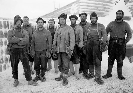 {{ product_title }} Fine Art Print | {{ product_vendor }} Jakero77 Herbert Ponting - Captain Robert Falcon Scott & Crew (1911) - 17"x22" Art Print Art Print  Jakero77