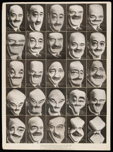 {{ product_title }} Fine Art Print | {{ product_vendor }} Jakero77 Herbert Ponting - Distortograph Caricatures (circa 1915) - 17" x 22" Art Print Art Print  Jakero77