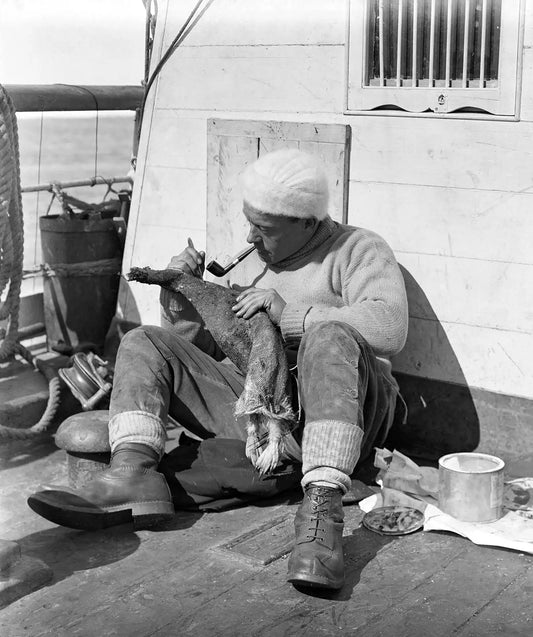 {{ product_title }} Fine Art Print | {{ product_vendor }} Jakero77 Herbert Ponting - George Murray Levick Terra Nova 1910 - 17"x22" Fine Art Print Art Print  Jakero77