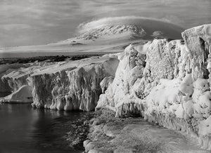{{ product_title }} Fine Art Print | {{ product_vendor }} Jakero77 Herbert Ponting - Mount Erebus Dome Cloud Antarctica (1911) - 17"x22" Art Print Art Print  Jakero77