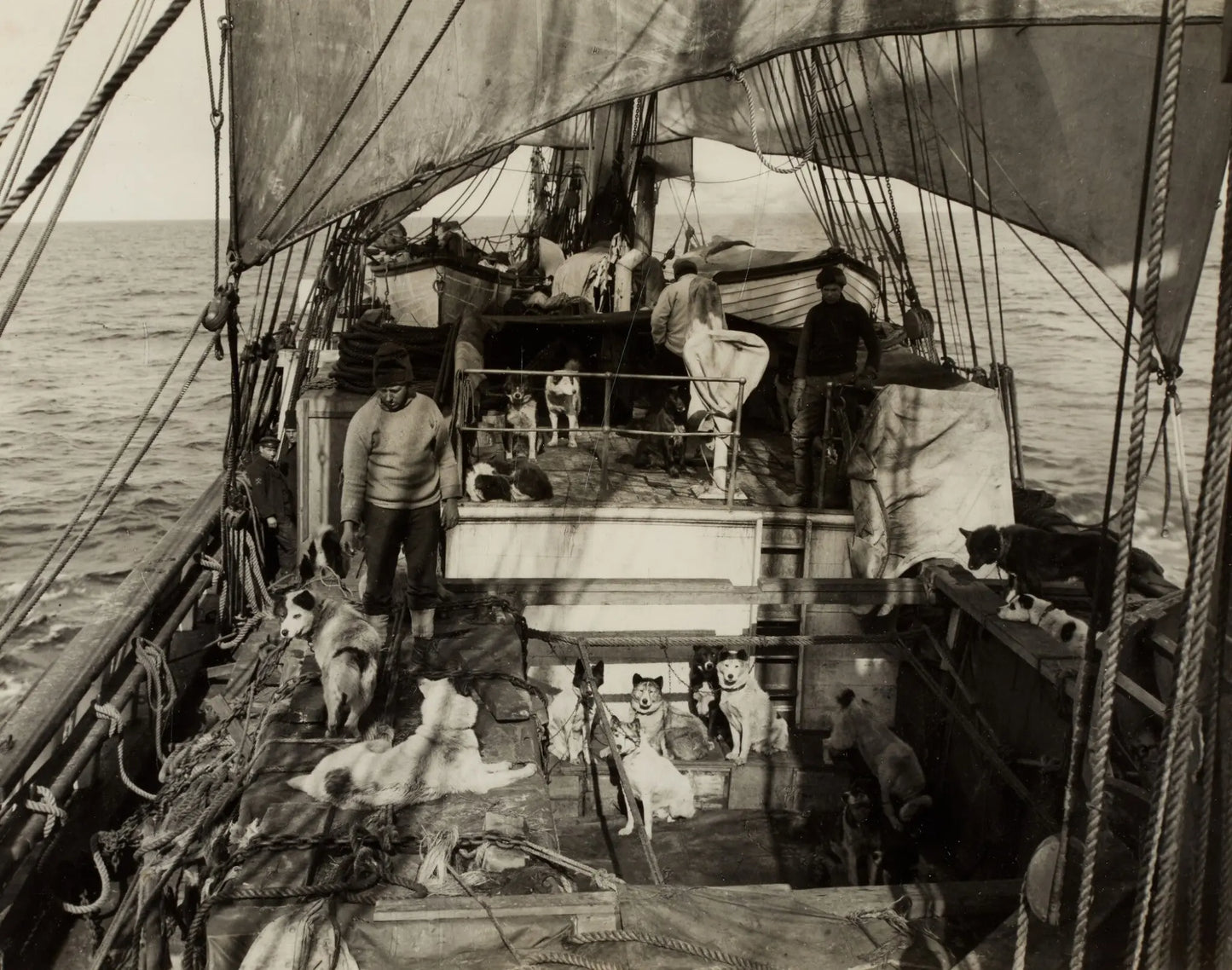 {{ product_title }} Fine Art Print | {{ product_vendor }} Jakero77 Herbert Ponting - Onboard Terra Nova Antarctica (1911) - 17"x22" Fine Art Print Art Print  Jakero77