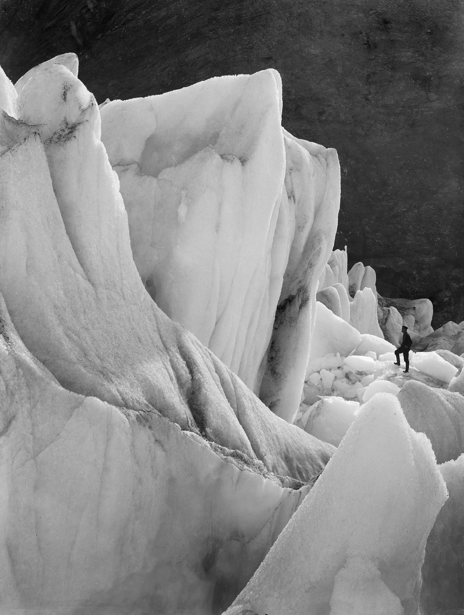 {{ product_title }} Fine Art Print | {{ product_vendor }} Jakero77 Herbert Ponting - The Obelisk, Antarctic Expedition (1910) - 17" x 22" Art Print Art Print  Jakero77