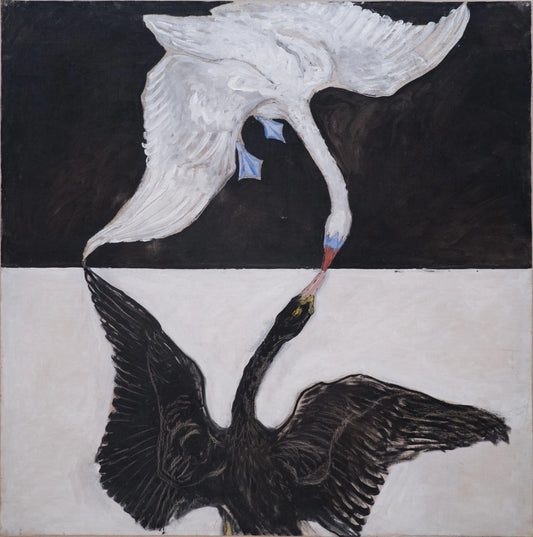 {{ product_title }} Fine Art Print | {{ product_vendor }} Jakero77 Hilma Af Klint - The Swan No. 1 (1915) - 17" x 22" Fine Art Print Art Print  Jakero77