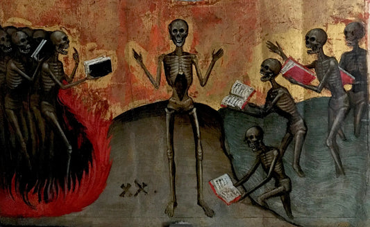 {{ product_title }} Fine Art Print | {{ product_vendor }} Jakero77 Jacobello Alberegno - Polyptych of the Apocalypse (circa 1390s) -17" x 22" Print Art Print  Jakero77