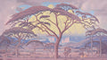 {{ product_title }} Fine Art Print | {{ product_vendor }} Jakero77 Jacobus Hendrik Pierneef - Pretoria (1930s) - 17"x22" Art Print Art Print  Jakero77