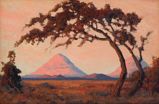 {{ product_title }} Fine Art Print | {{ product_vendor }} Jakero77 Jacobus Hendrik Pierneef - Silent Sentinels, Omatako (1920s) - 17"x22" Art Print Art Print  Jakero77