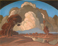 {{ product_title }} Fine Art Print | {{ product_vendor }} Jakero77 Jacobus Hendrik Pierneef - South African Landscape Trees Mountains - 17"x22" Print Art Print  Jakero77