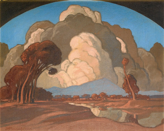 {{ product_title }} Fine Art Print | {{ product_vendor }} Jakero77 Jacobus Hendrik Pierneef - South African Landscape Trees Mountains - 17"x22" Print Art Print  Jakero77