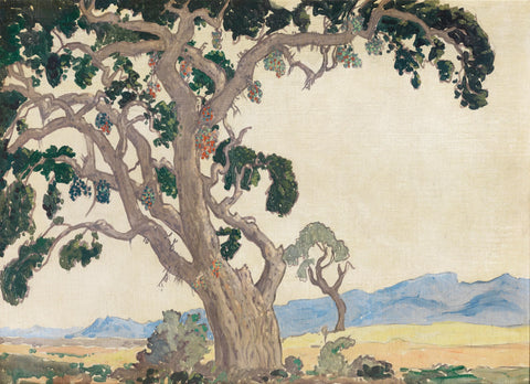 {{ product_title }} Fine Art Print | {{ product_vendor }} Jakero77 Jacobus Hendrik Pierneef - Wilde Vye boom, near Louis Trichardt - 17"x22" Print Art Print  Jakero77