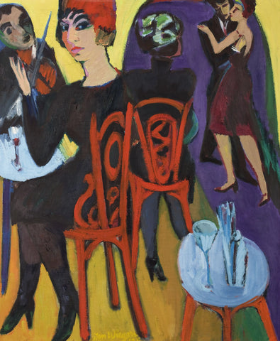 {{ product_title }} Fine Art Print | {{ product_vendor }} Jakero77 Jan Wiegers - Music Hall (1921) Signed - 17" x 22" Fine Art Print Art Print  Jakero77