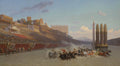 {{ product_title }} Fine Art Print | {{ product_vendor }} Jakero77 Jean Leon Gerome - Chariot Races (1876) Signed - 17" x 22" Fine Art Print Art Print  Jakero77