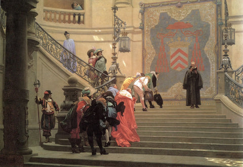 {{ product_title }} Fine Art Print | {{ product_vendor }} Jakero77 Jean Leon Gerome - Eminence Grise François Leclerc du Tremblay (1873) - 17" x 22" Fine Art Print Art Print  Jakero77