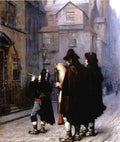 {{ product_title }} Fine Art Print | {{ product_vendor }} Jakero77 Jean Leon Gerome - Pifferari in London (1870) Music - 17" x 22" Fine Art Print Art Print  Jakero77