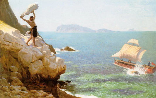 {{ product_title }} Fine Art Print | {{ product_vendor }} Jakero77 Jean Leon Gerome - Polyphemus Greek Mythology Signed - 17" x 22" Fine Art Print Art Print  Jakero77