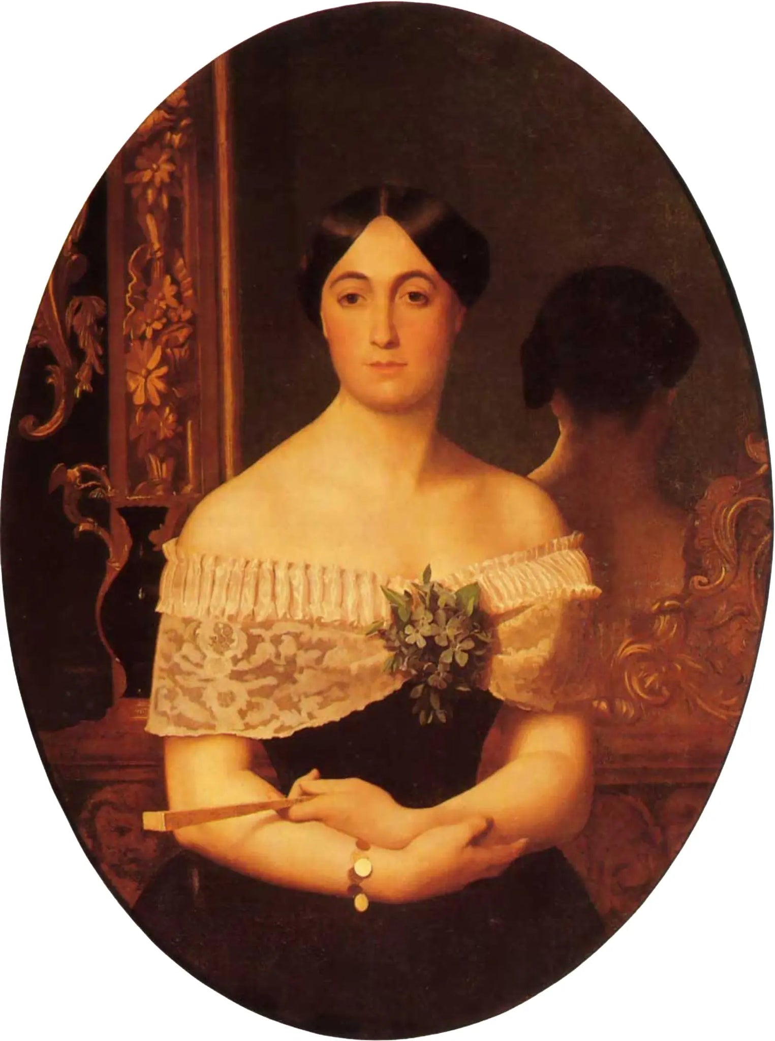 {{ product_title }} Fine Art Print | {{ product_vendor }} Jakero77 Jean Leon Gerome - Portrait of Marianne Elisa Birch (1849) - 17" x 22" Art Print Art Print  Jakero77