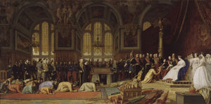{{ product_title }} Fine Art Print | {{ product_vendor }} Jakero77 Jean Leon Gerome - Reception Siamese Ambassadors Napoleon III Palace Signed (1861) - 17"x22" Fine Art Print Art Print  Jakero77