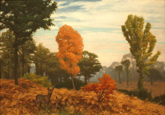 {{ product_title }} Fine Art Print | {{ product_vendor }} Jakero77 Jean Leon Gerome - Souvenir of Achéres (1903) Signed - 17" x 22" Fine Art Print Art Print  Jakero77