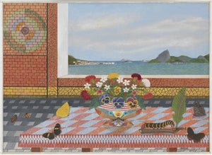 {{ product_title }} Fine Art Print | {{ product_vendor }} Jakero77 José Bernardo Cardoso Jr. - Still Life View of Guanabara Bay (1937) Signed - 17"x22" Fine Art Print Art Print  Jakero77
