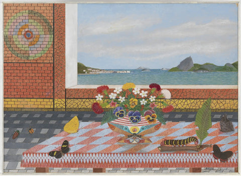 {{ product_title }} Fine Art Print | {{ product_vendor }} Jakero77 José Bernardo Cardoso Jr. - Still Life View of Guanabara Bay (1937) Signed - 17"x22" Fine Art Print Art Print  Jakero77
