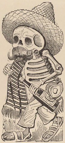 {{ product_title }} Fine Art Print | {{ product_vendor }} Jakero77 José Guadalupe Posada - Calavera Maderista (1900s) - 17" x 22" Fine Art Print Art Print  Jakero77