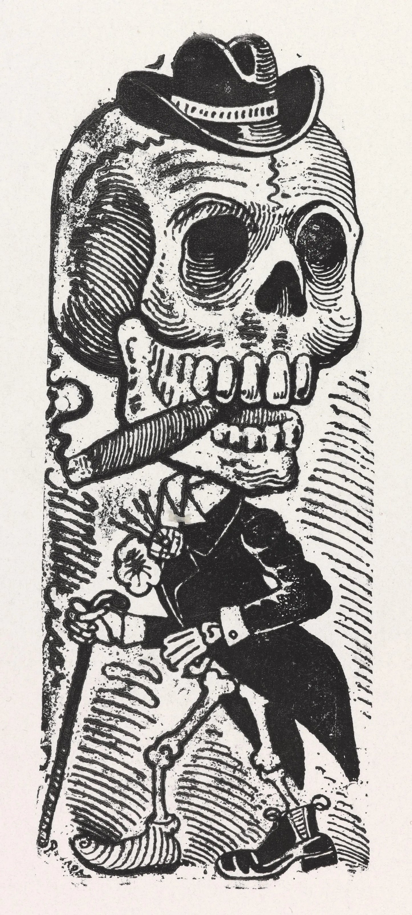 {{ product_title }} Fine Art Print | {{ product_vendor }} Jakero77 Jose Guadalupe Posada - Calavera of a Dandy (circa 1900) - 17" x 22" Art Print Art Print  Jakero77