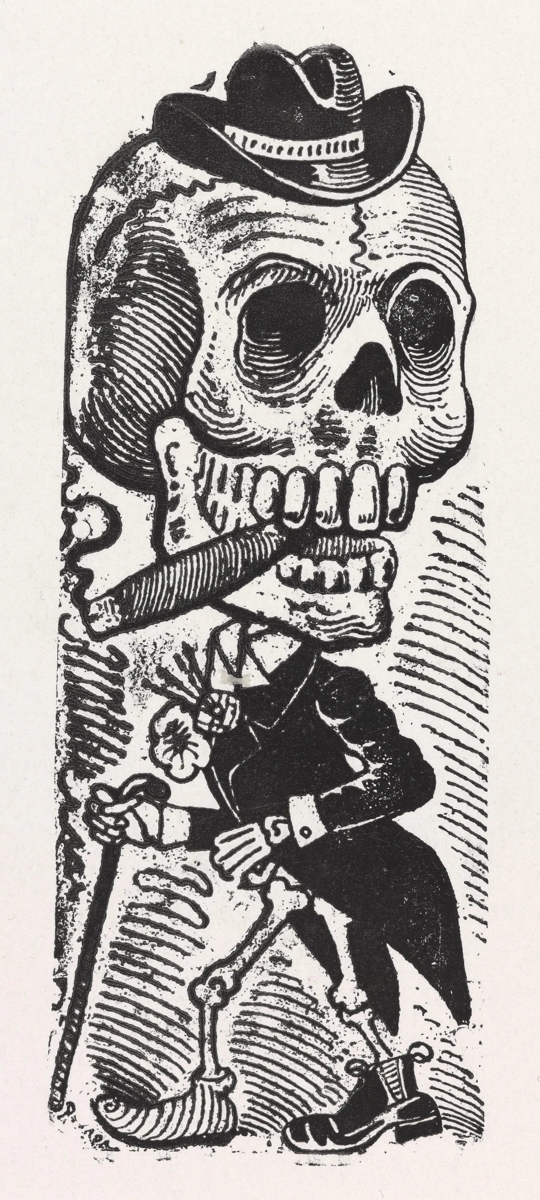 {{ product_title }} Fine Art Print | {{ product_vendor }} Jakero77 Jose Guadalupe Posada - Calavera of a Dandy (circa 1900) - 17" x 22" Art Print Art Print  Jakero77