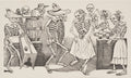 {{ product_title }} Fine Art Print | {{ product_vendor }} Jakero77 Jose Guadalupe Posada - Happy Dance Wild Party Calaveras (1900) - 17"x22" Print Art Print  Jakero77