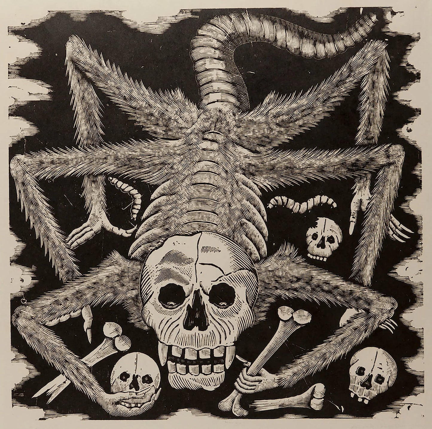 {{ product_title }} Fine Art Print | {{ product_vendor }} Jakero77 José Guadalupe Posada - Huerta as a Spider (1913) - 17" x 22" Fine Art Print Art Print  Jakero77