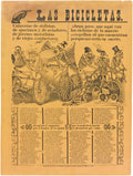 {{ product_title }} Fine Art Print | {{ product_vendor }} Jakero77 Jose Guadalupe Posada - Las Bicicletas (1913) - 17" x 22" Fine Art Print Art Print  Jakero77