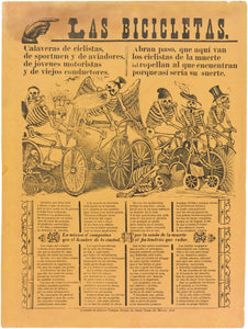 {{ product_title }} Fine Art Print | {{ product_vendor }} Jakero77 Jose Guadalupe Posada - Las Bicicletas (1913) - 17" x 22" Fine Art Print Art Print  Jakero77