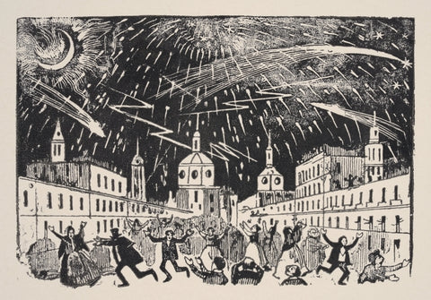 {{ product_title }} Fine Art Print | {{ product_vendor }} Jakero77 Jose Guadalupe Posada - The End of the World has Arrived (1910) - 17"x22" Print Art Print  Jakero77